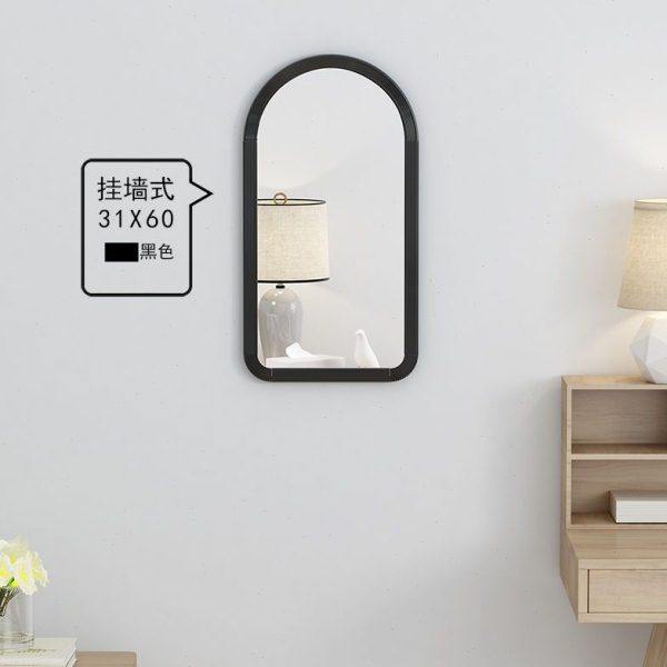 中式半身穿衣镜浴室镜壁挂镜宿舍镜子包邮镜子挂墙中镜子显瘦全身