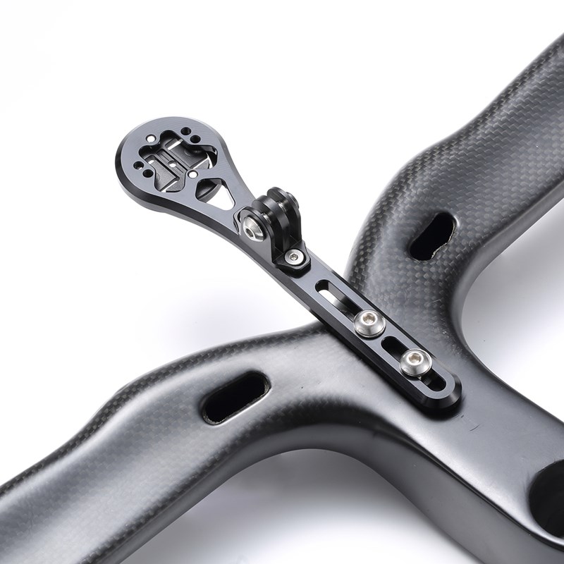 适用 破风把码表座佳明百锐腾WAHOO黑G鸟IGPS码表支架一体把码表