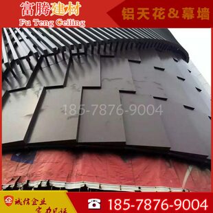 外墙氟碳漆镂空铝单板吊顶幕墙造型门头墙面雕花铝板穿孔冲孔木纹
