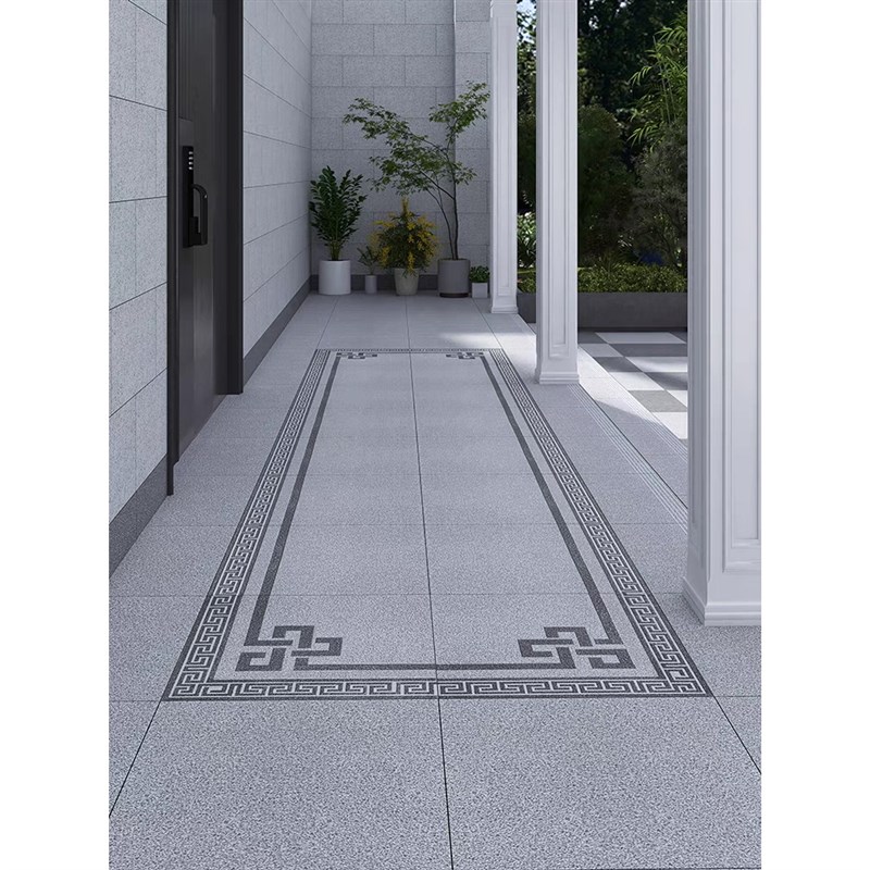 1.2米宽新中式庭院别墅院子地铺石无限拼花砖R室外防滑抗冻瓷砖