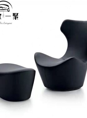 现货Grande Papilio现代玻璃钢休闲椅凤蝶椅扶手椅 售楼部洽谈椅