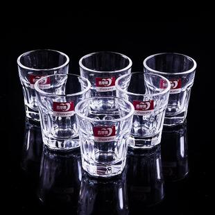 青苹果45ml玻璃小酒杯一口杯家用白酒杯豪华高档烈酒杯彩盒装批发