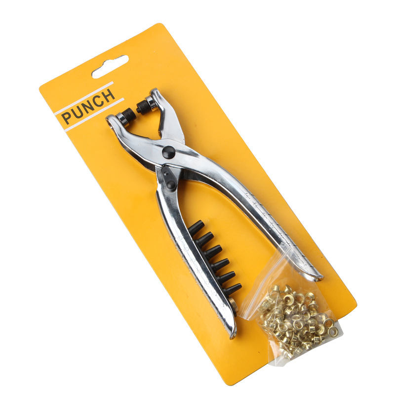 可换头打孔铆合钳 打孔压气眼钳 打孔压鸡眼钳M 多功能铆合钳punc