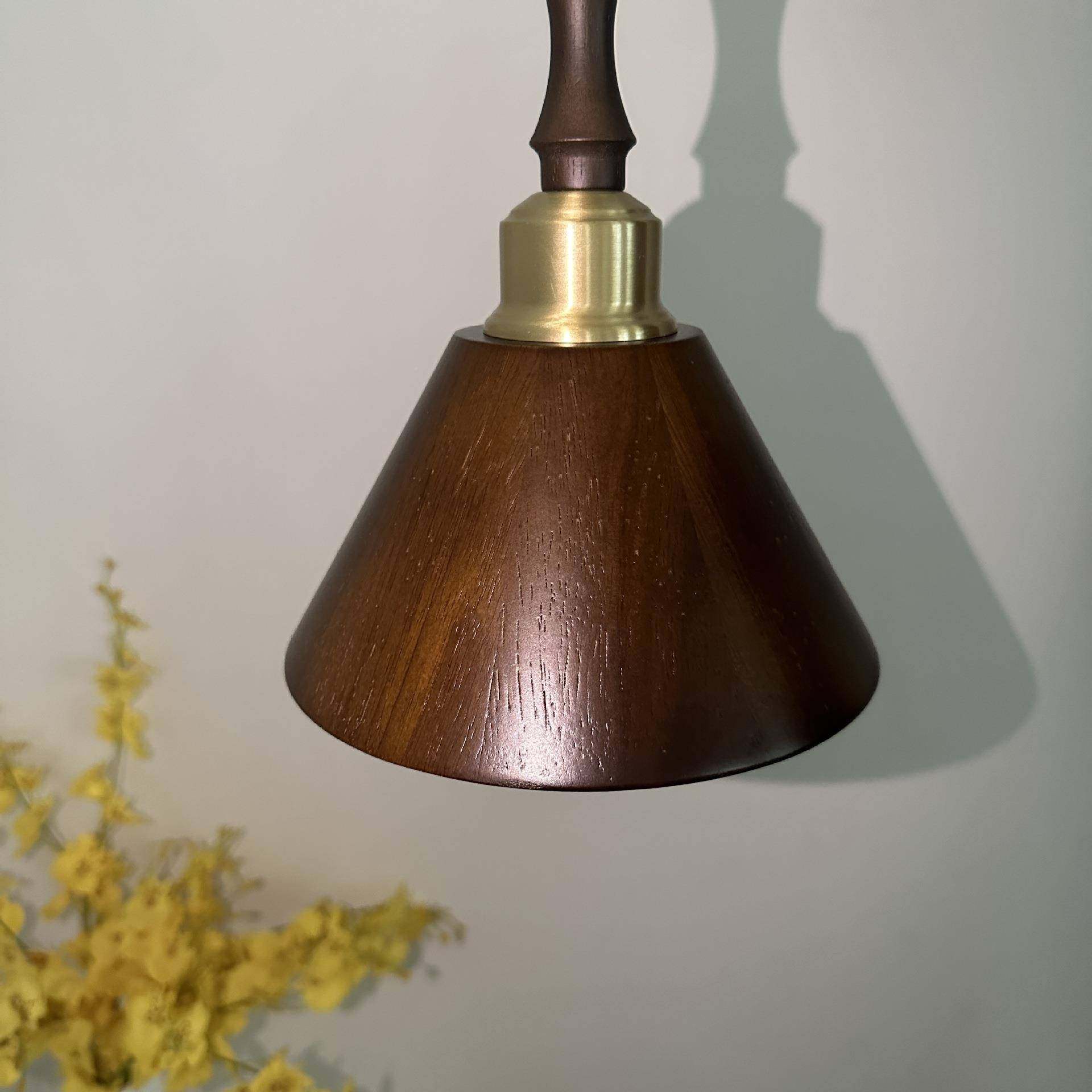 灯581中式餐厅胡吊灯茶室黑桃卧室日式沐创意复古床木头小吊灯吧,家装灯饰光源,智能吊灯,淘宝优惠券,粉丝福利购,淘宝优惠卷