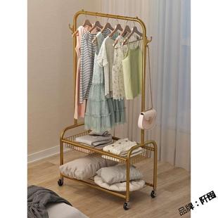 落地立式 衣用帽架家动卧室晾衣筐收纳带衣服ACL架子脏衣篮移挂衣
