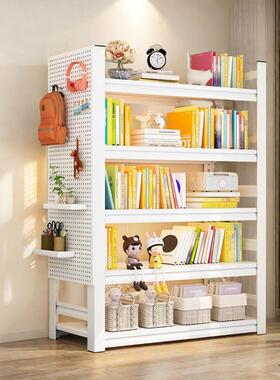 家用钢置制书纳架物SMZ架落地多层学生书本收架子简书柜客易厅储