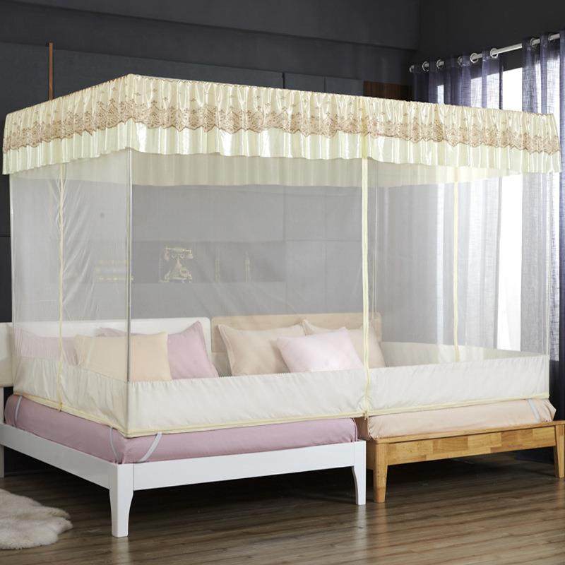 可订加宫廷蚊帐双大床拼F96MHH7S接宽米特宽特殊尺寸拉链加门榻新