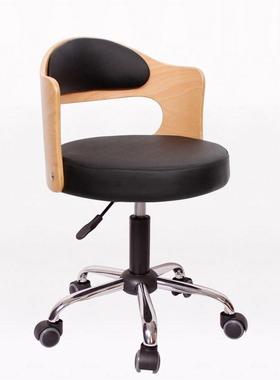 小巧电脑用椅子实木简约书桌学生升型降椅小书RLO家靠背房办公转