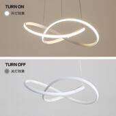 室现艺代简约餐厅吊灯创意客厅饰书房吧台装 灯个性 术几何372卧LED