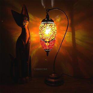 地中海TK-20329复古卧室床头厅手工浪漫客个东南亚土性耳其璃彩色