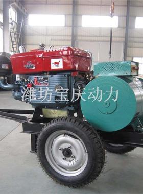 潍坊5kw柴油发电ONG机11千瓦有刷电机三相电备5用现组货