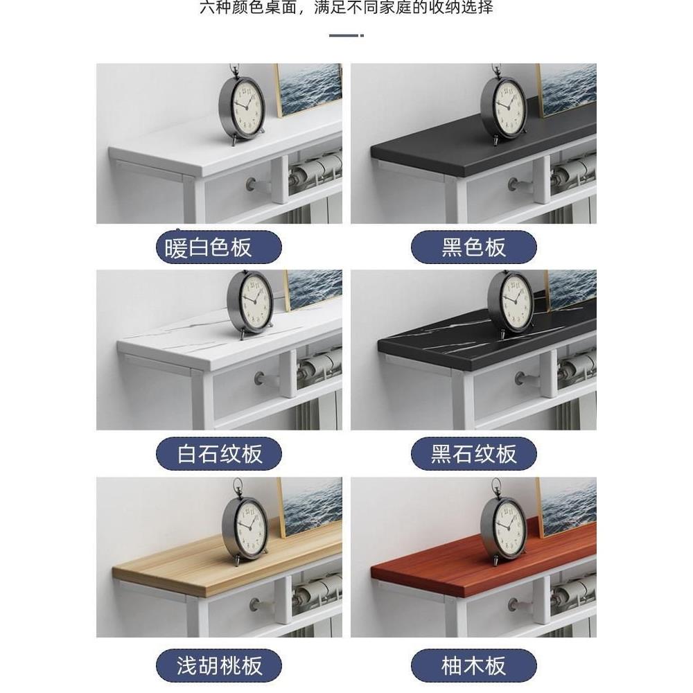 ?Fhzgzrug暖挡气桌置物客厅长条夹缝收纳架子靠墙暖气管遮架板缝