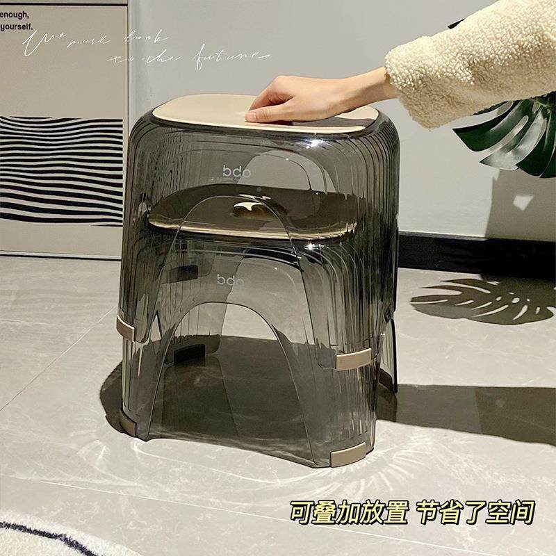 矮小凳子家用加厚塑料儿童大人浴室奢洗澡轻防滑凳结实亚417克力