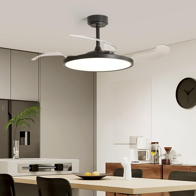 吸全光谱护眼超薄风扇灯吊顶扇扇灯客厅餐厅卧室电吊灯604大风力