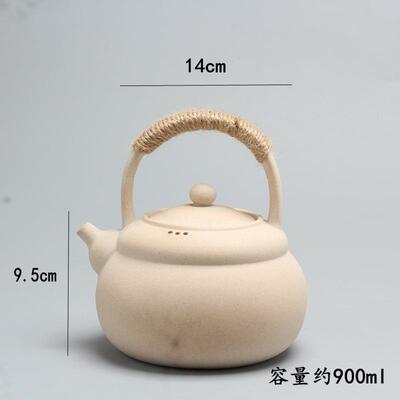 R*原矿白泥F9778MS6煮茶炉烧壶水壶提梁壶泡茶夫壶电陶炉炭明火工