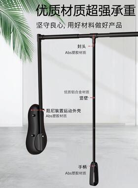 下拉式挂杆衣杆可伸缩衣通衣帽间家用拉衣柜缓冲下升XLS-01降内挂