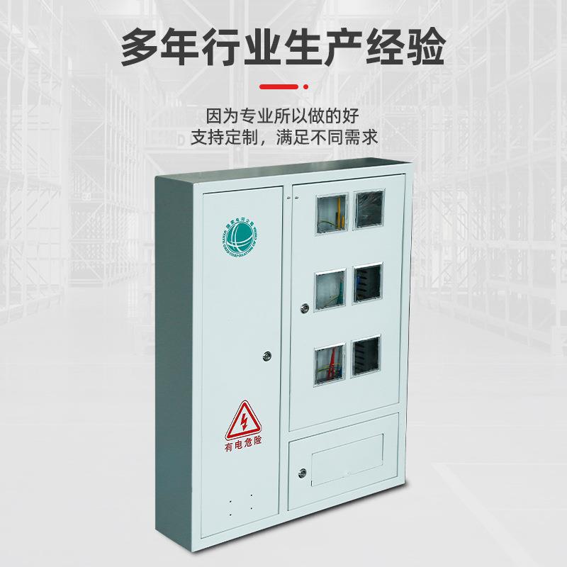 表国网304挂201不锈钢单相户户单相六户外室内壁式电表箱不锈六钢