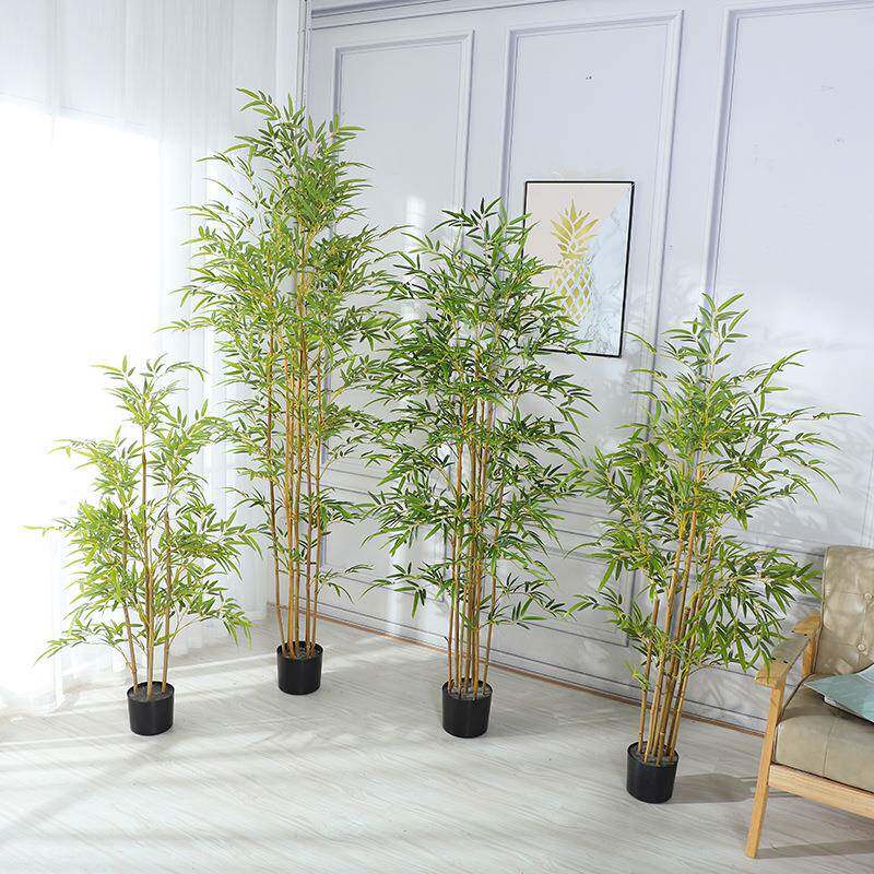 仿真竹子假竹子富贵竹装饰绿植造景摆件客厅落地盆栽家居装饰摆件