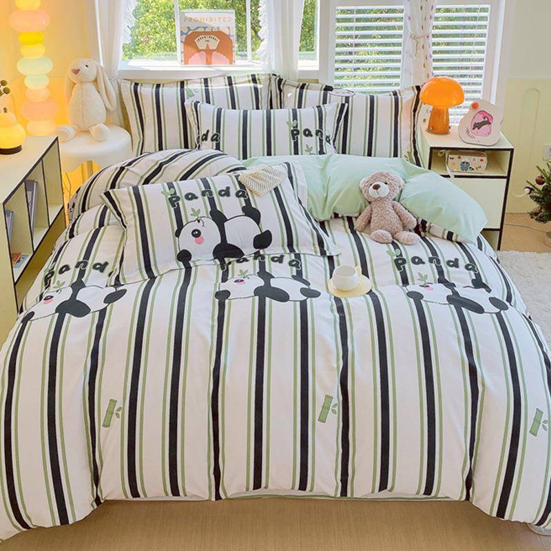 2025年新款全棉磨毛四件套直销加厚秋冬纯棉床单床上用品