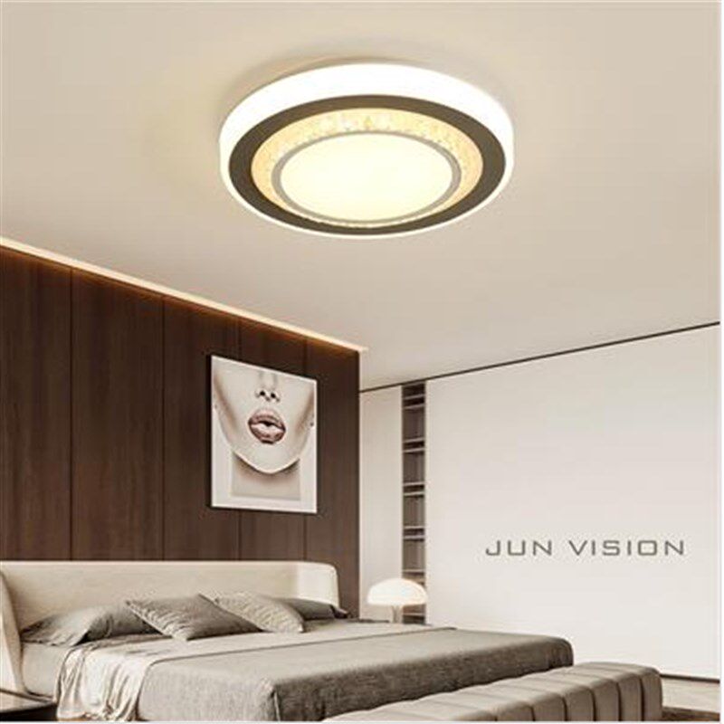 套餐客厅吸顶灯2020年新款简约现代家用长方形卧室水晶灯led灯具