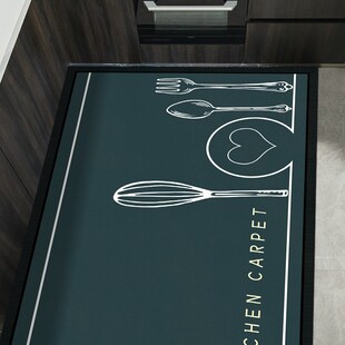 厨房专用防油脚垫多尼尔防滑吸水垫家用吸油长条地毯进门加厚门垫