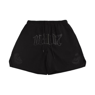 腰果花印花尼龙短裤 美式 2024夏季 宽松休闲直筒五分裤 男 新款 1807