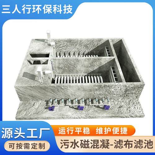 纤维转盘过滤器滤布滤池厢式转盘半浸式转盘过滤器