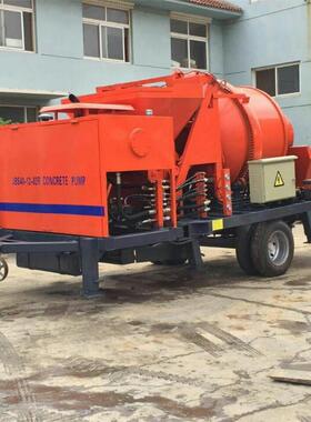 柴油机搅拌机500L柴油动力混凝土搅拌机JZM500搅拌拖泵JS40泵