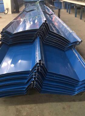 760角驰瓦 彩钢压型板 咬口镀角驰大坑瓦厂房锌隔热防彩锈钢瓦