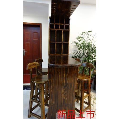 家用吧台桌 实木隔断酒柜 客厅吧台吧台吧椅组合简约现代门厅吧台