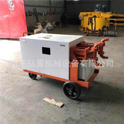 双双浆液灰注浆机地基加固11kw缸高压泥浆泵水泥浆混WYB90/12凝土