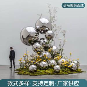 充气镜面球悬挂美陈装饰酒吧t台PVC反光球活动舞台炫彩圣诞节气模