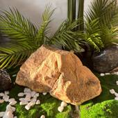 PU泡沫黄色石头楼梯下造景沙漠悬浮石假山岩石拍摄道具