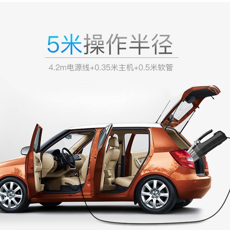 四合一车载吸尘器120W干湿两用大功率汽车充气泵数显 车载吸尘器