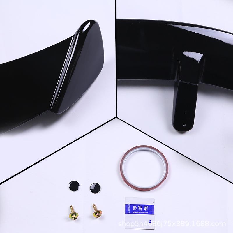 新款汽车尾翼两尾厢USV运动款碳纤纹免打孔顶160翼后扰翼流通用尾