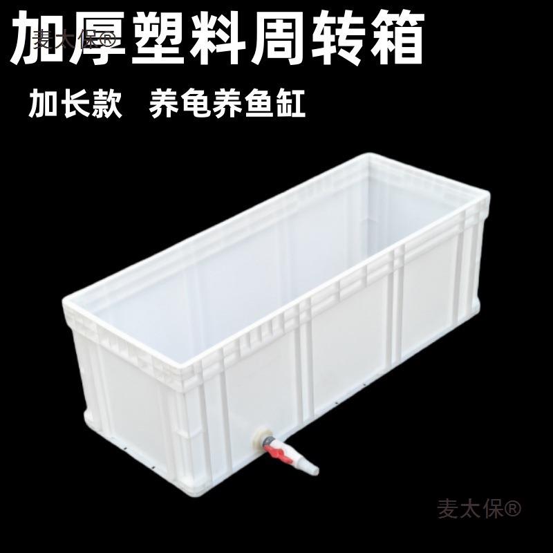 生态养鱼水槽长型过滤加长周转箱箱塑料加高窄排水带乌龟饲麦太保