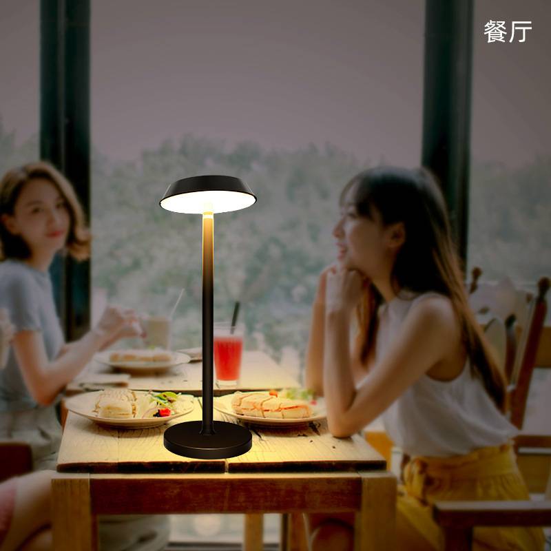 意大利轻奢氛围酒店充电小台灯学生护眼led床头卧室酒吧桌面装饰