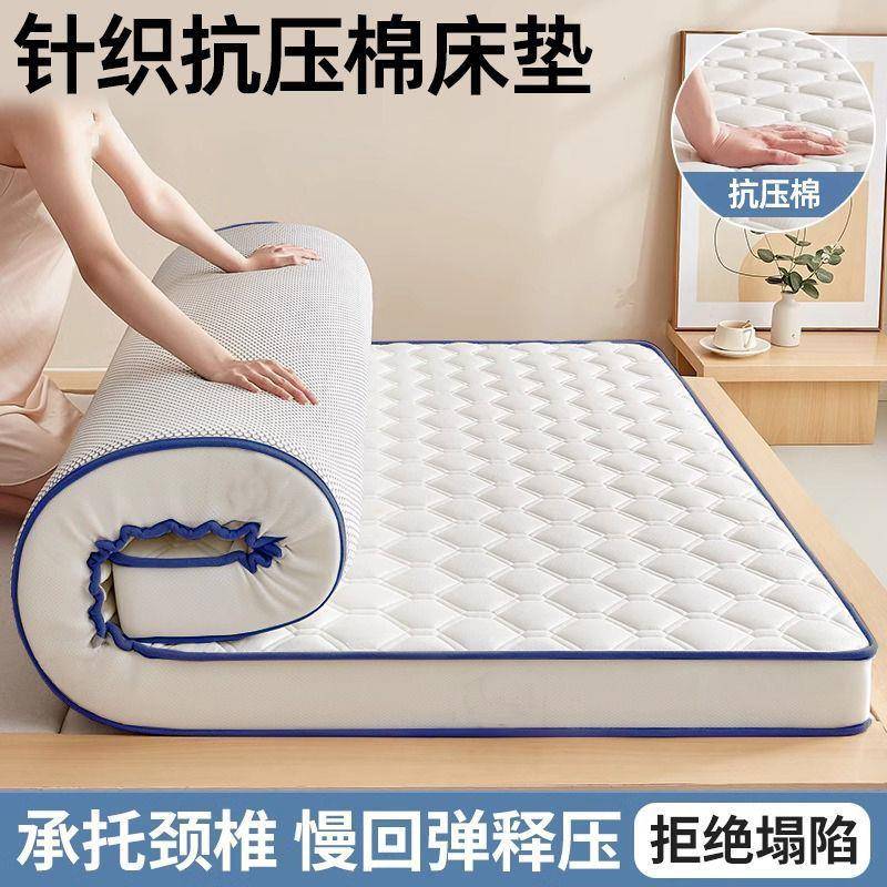 四季床垫家用加厚软垫榻榻米垫子双人海绵垫学生宿舍单人褥子铺底