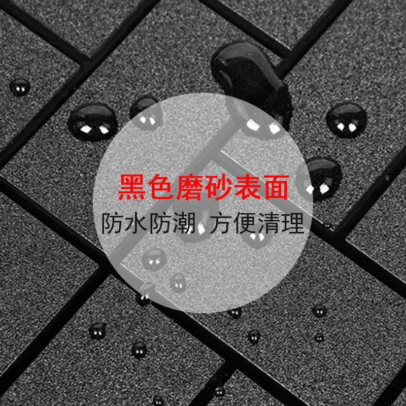 静电黑色玻璃贴膜全遮不透光隔热防晒磨砂办公室浴室窗户玻璃贴纸