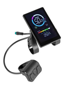 Shengmilo全彩LCD电动自行车仪表数字助力车码表显示K500电子表