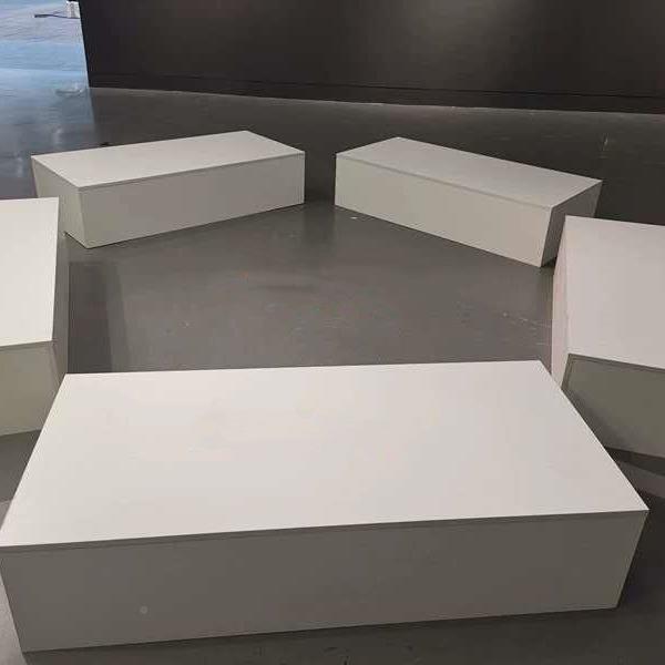 木质特底座展BZG示台模脚踩台子直播站台方形服装店橱正展窗示台
