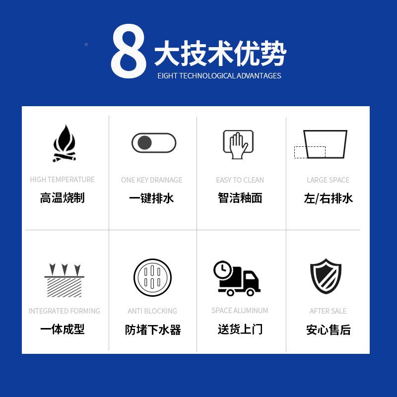 拖把陶瓷541方大号长形落地式池拖布盆洗布桶阳墩台家用方形拖布