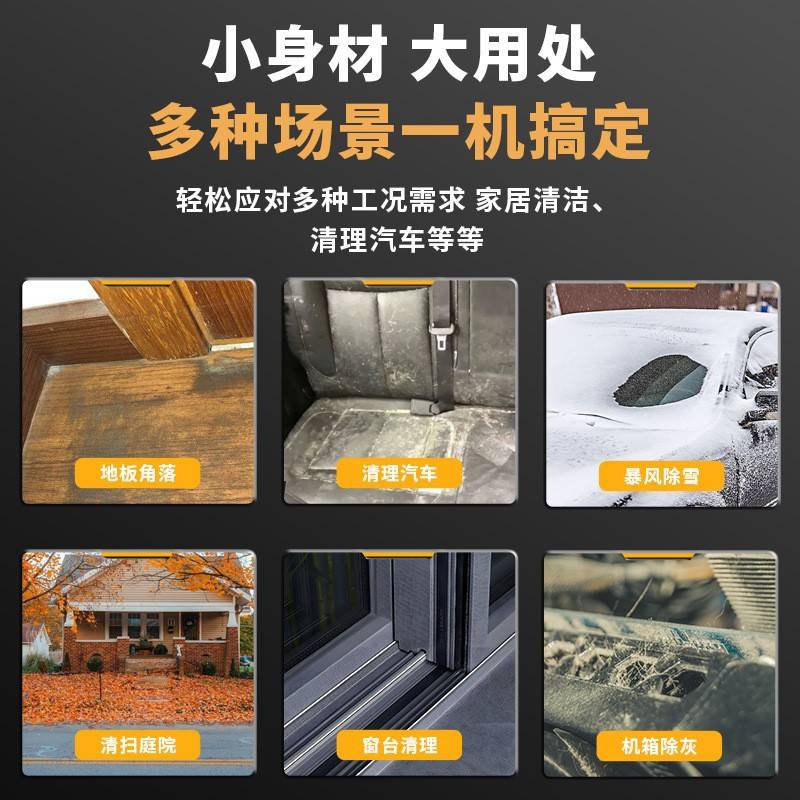 跨境新款涡轮风扇电动吹风机家用锂电吹尘器工业吹风机大功率