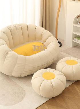 z%懒人沙发豆袋家用卧室可躺可睡网红阳台休闲躺椅卧室榻榻米小沙