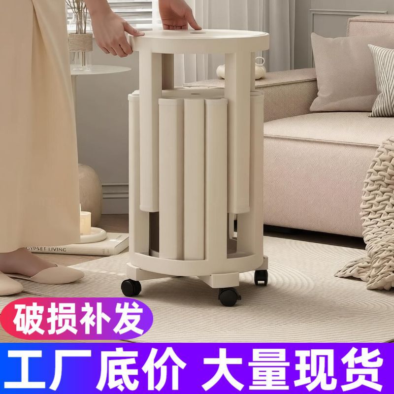 加厚叠叠乐凳子家用可叠放备用圆凳可收纳折叠凳可堆叠组合凳