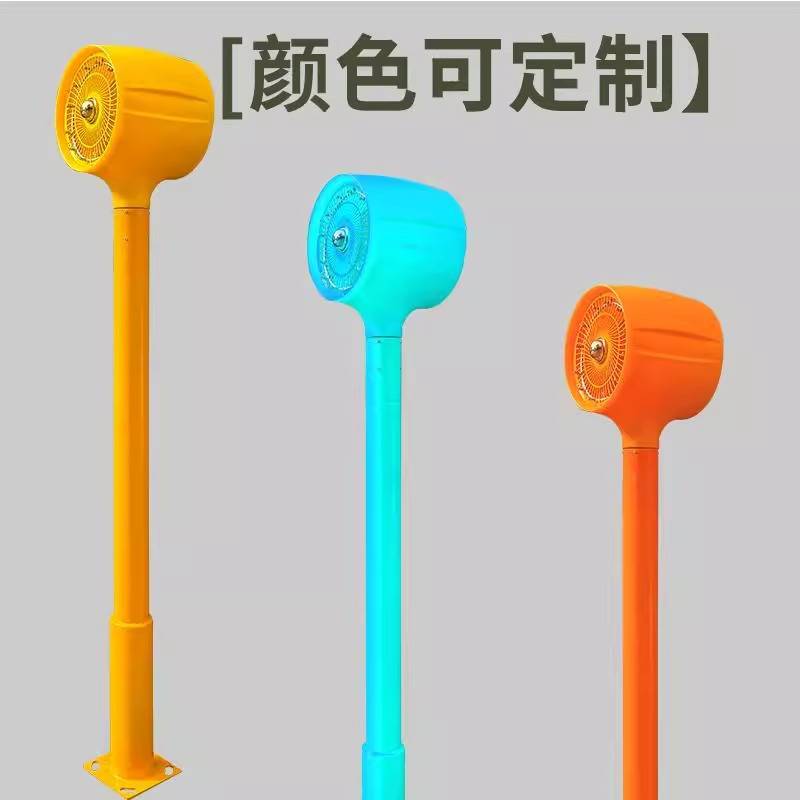 公园景区雾森冷雾系统降温风扇喷淋设备厂房工地除尘加湿降尘铜