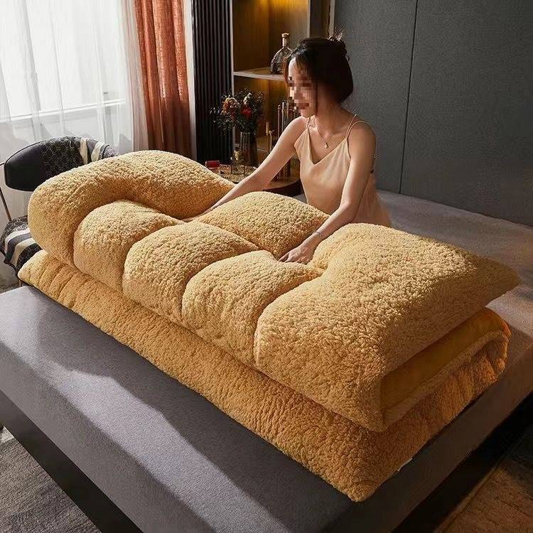 加厚羽绒棉床垫榻榻米12cm五酒店软床褥可折叠1.5m1.8米新品