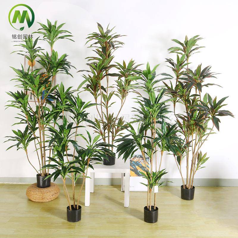 大型绿植仿真天鹅绒高端巴西铁假植物盆栽室内落地带盆仿真绿植