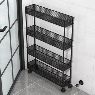 夹缝收纳柜10cm宽门后置物架卫生间浴室缝隙超窄极窄架子窄缝架