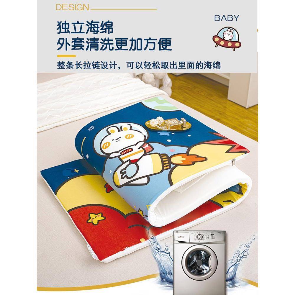 加厚防绵撞儿靠童头软包背全包床ZPC头套罩海床靠垫宝宝床靠护可